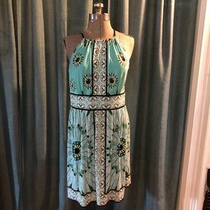 Maggy London print dress size 14